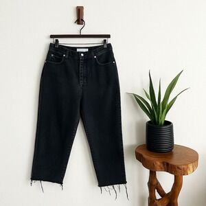 Vintage French Dressing Paris Jeans CBlack High Waist Straight Grunge 90s Y2K